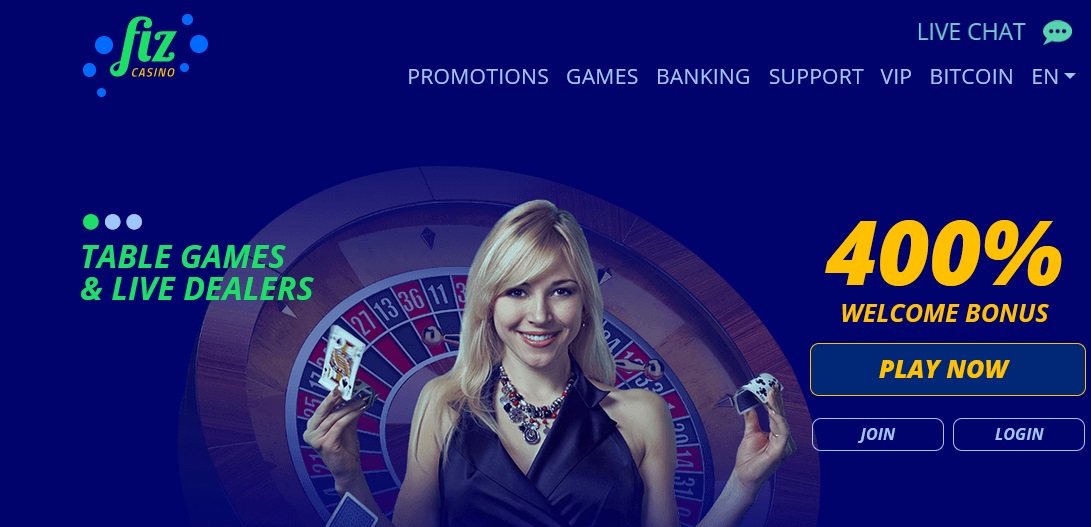 Casino Fiz for Internet Gamblers
